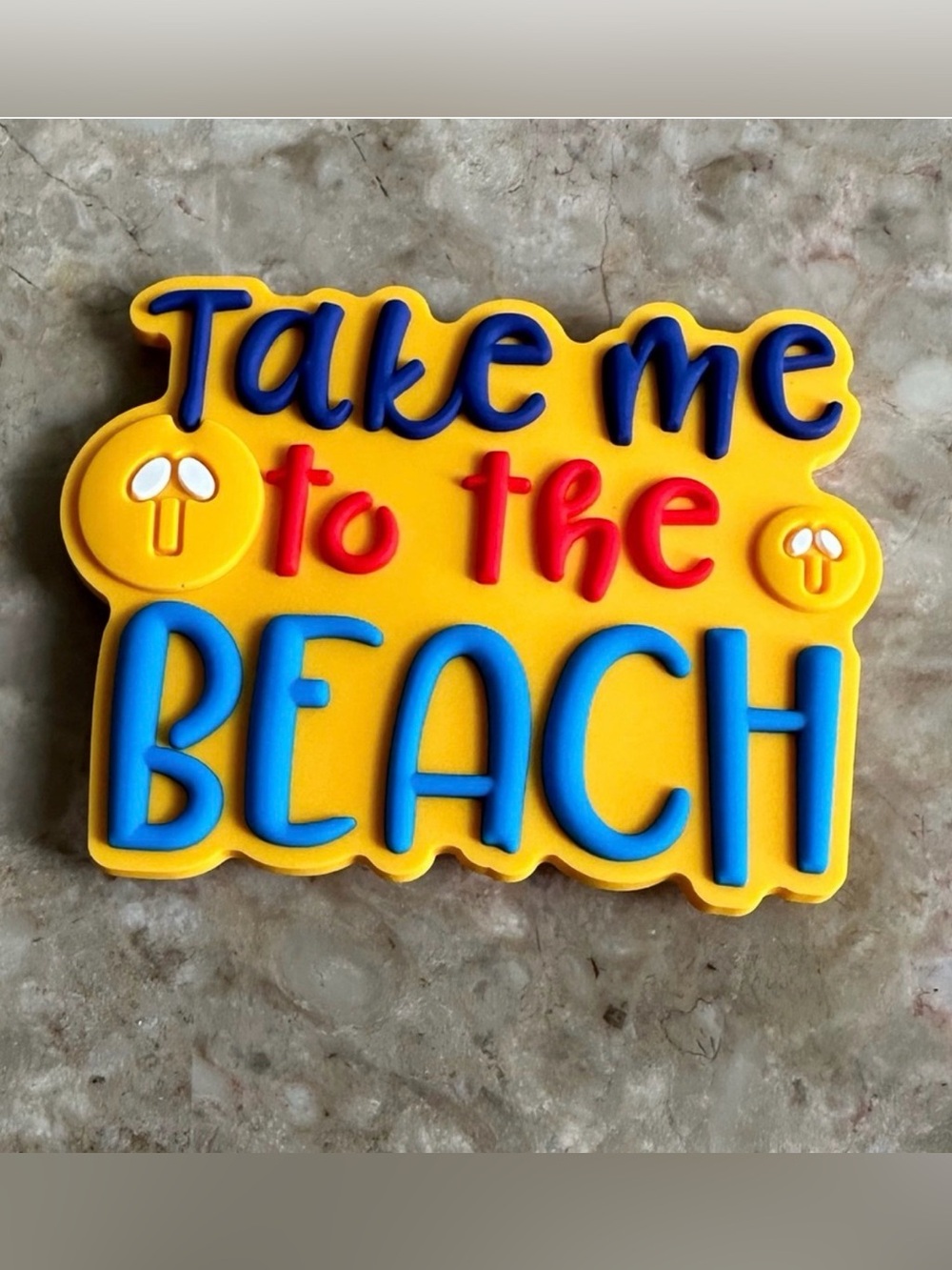 charm take me to the beach Bogg Bag bit